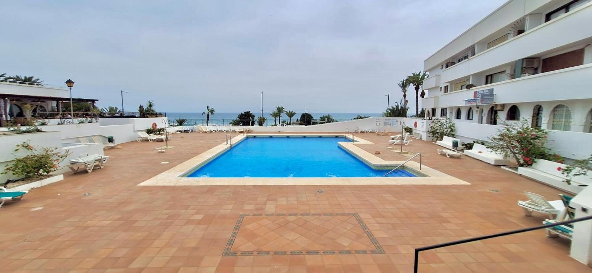 Apartamento Villa Azul, 1ª Linea De Playa Мохакар Экстерьер фото